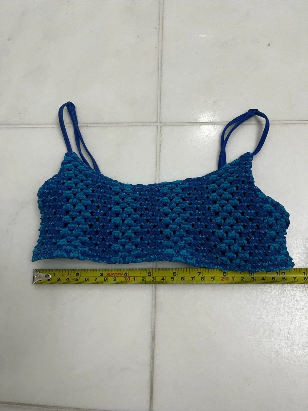 triangl swimwear Blue Crochet Bikini Set - Picture 8 of 11